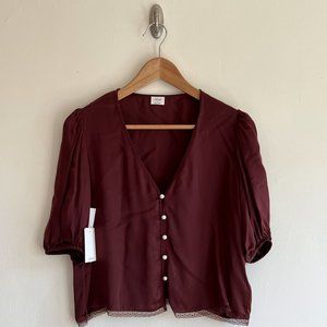 Aritzia Wilfred Bria Blouse